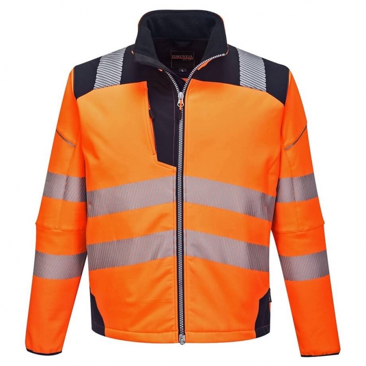 Portwest T402 PW3 Vision Hi-Vis Softshell Jacket | BK Safetywear